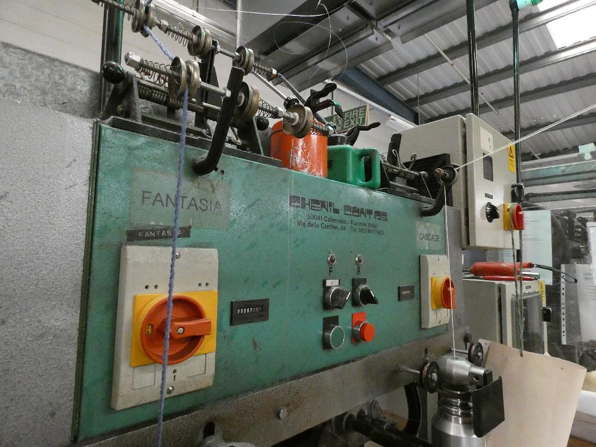 Used 2 Spindle Chenille Twisting Machine, Chenil Contes, 1990