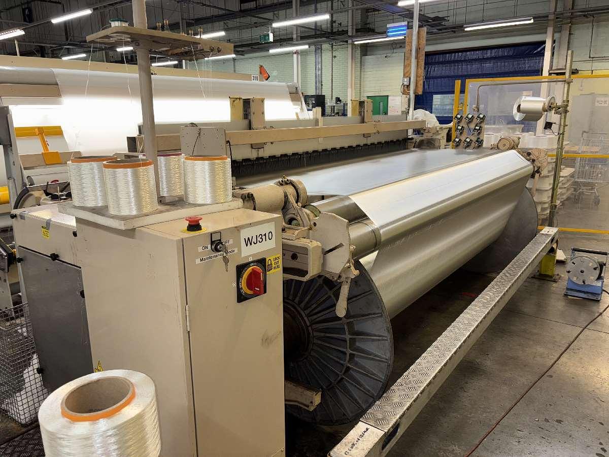 Used 10 x 2.8m Tzudakoma Waterjet looms, TW8100, 2017