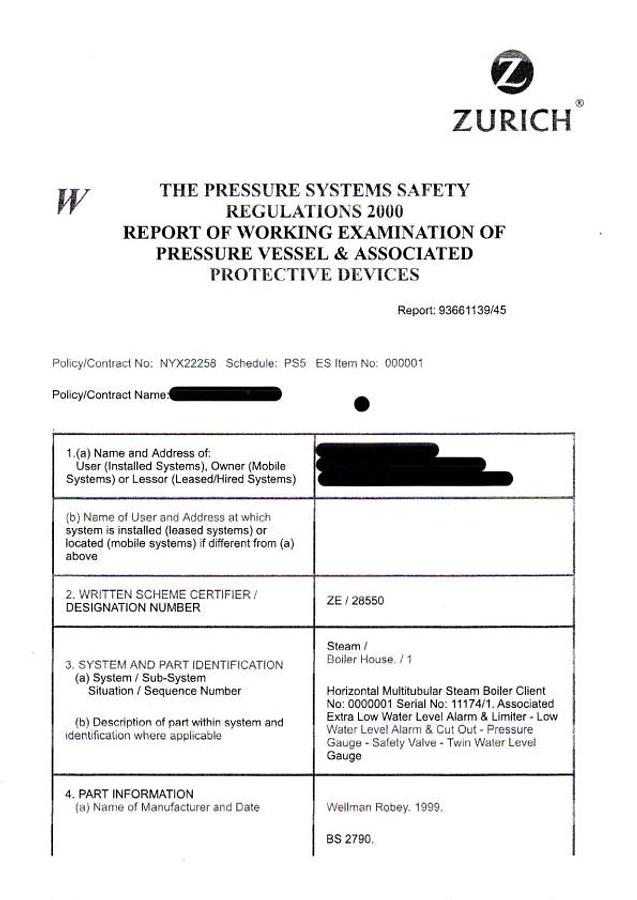 Used 1 x Wellman Robey European Boiler