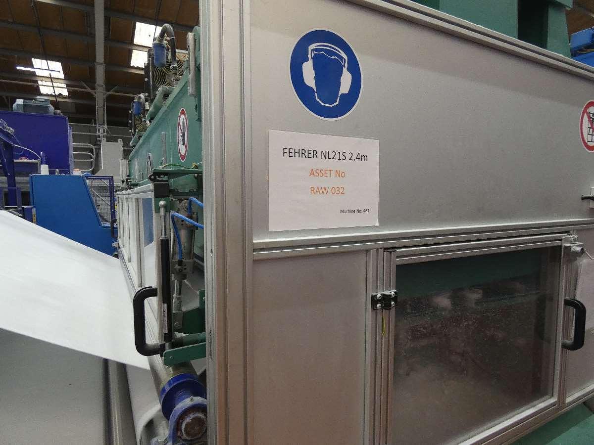 Used 1 x 5.5m Trutzschler and Fehrer Needle Punch Line, 2000-2018