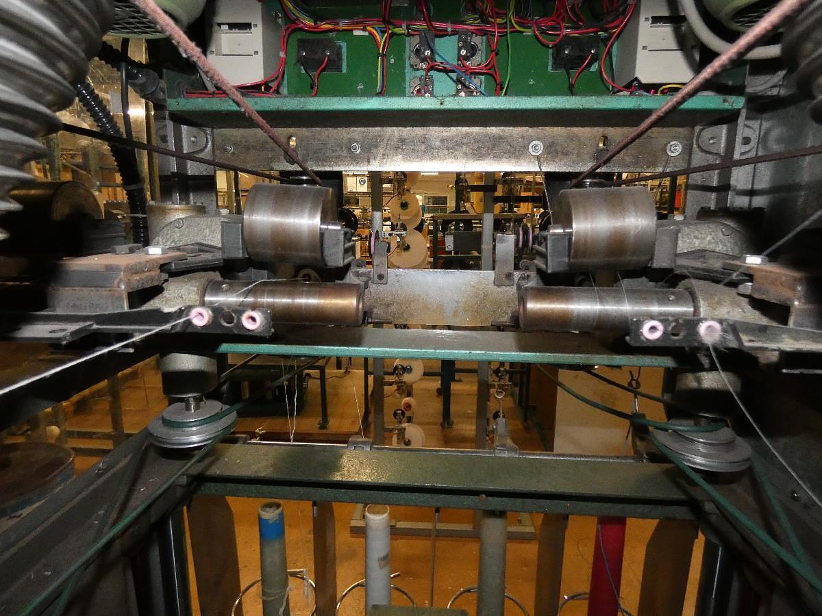 Used 2 Spindle Chenille Twisting Machine, Chenil Contes, 1990