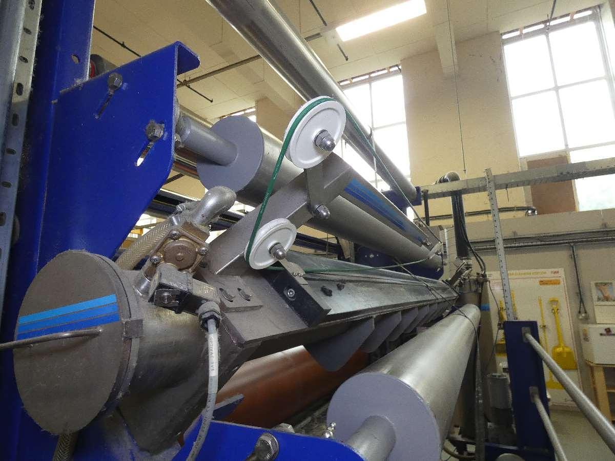 Used 1 x 2.4m Bruckner 8 Bay Gas Stenter with Impregnation padder, 2011
