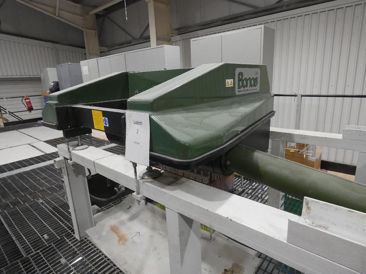 Used 2 x 2.2m Dornier jacquard looms, HTVS4/J with Bonas Jacquard (1344 hooks), 1997