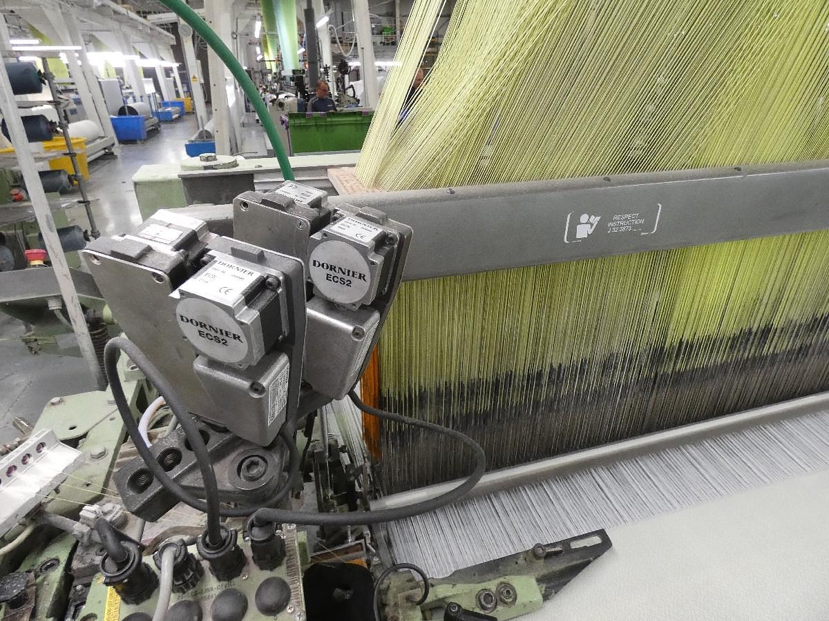 Used 2 x 2.2m Dornier jacquard looms, HTVS4/J with Bonas Jacquard (1344 hooks), 1997