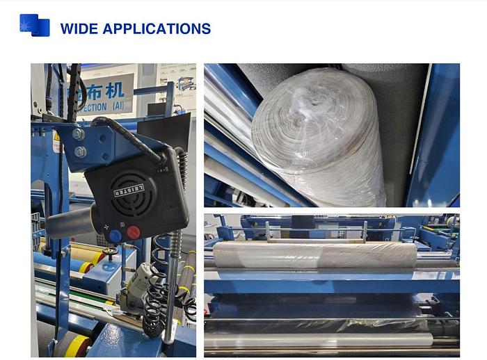 Fabric Inspection and Fabric Roll Packing Machine