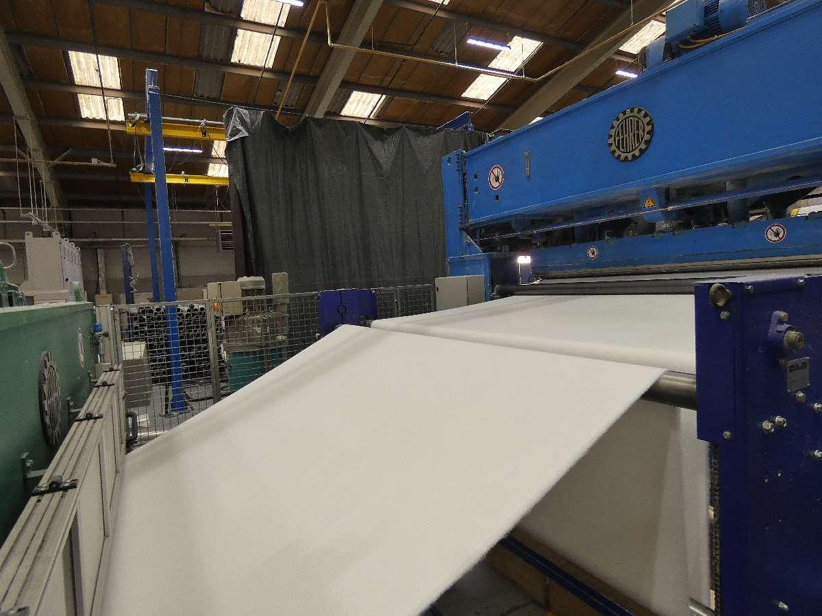 Used 1 x 5.5m Trutzschler and Fehrer Needle Punch Line, 2000-2018