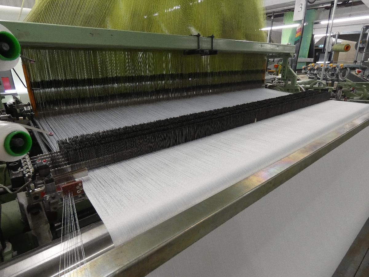 Used 2 x 2.2m Dornier jacquard looms, HTVS4/J with Bonas Jacquard (1344 hooks), 1997