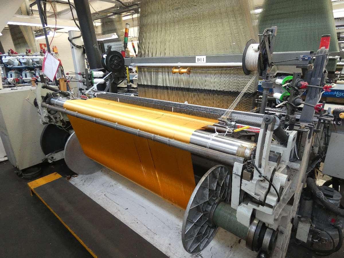 Used 2 x 1.9 Picanol Gammax looms with Staubli Jacquard type CX880, 2005 