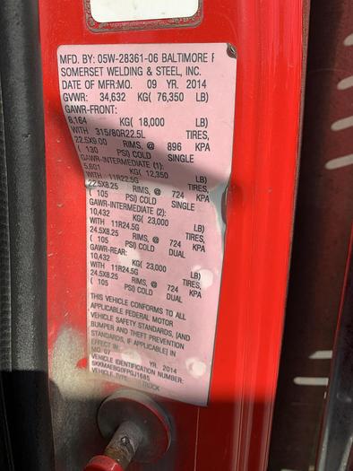 Used 2015 Western Star 4900 SF