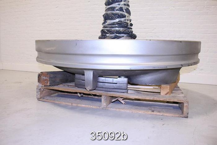 Unused Beloit 60" Diameter Dryer Can Head, 75 PSI, 450F #35092