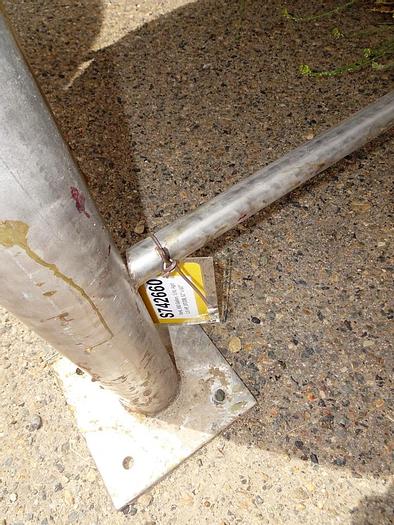 Used Tank, 550 Gallon, S/st, Agit, 1.5 HP, DT/DB, 52" x 60", #S742660