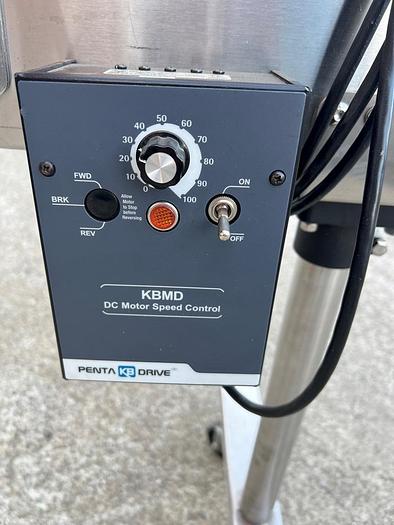 Used Conveyor, Belt, 4.5" x 10', S/st, Bottle, Mobile, 1/2 HP #C744930