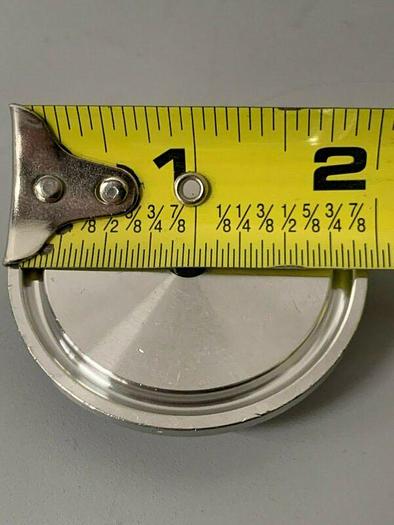 Used Lot of 2 - Stainless Steel Sanitary 3/16" Hose Fitting To 1" Sanitary Fitting