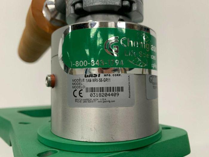 Used Chemglass 20 Liter Glass Reactor w/ Overhead Stirrer & Digital Temp Monitor