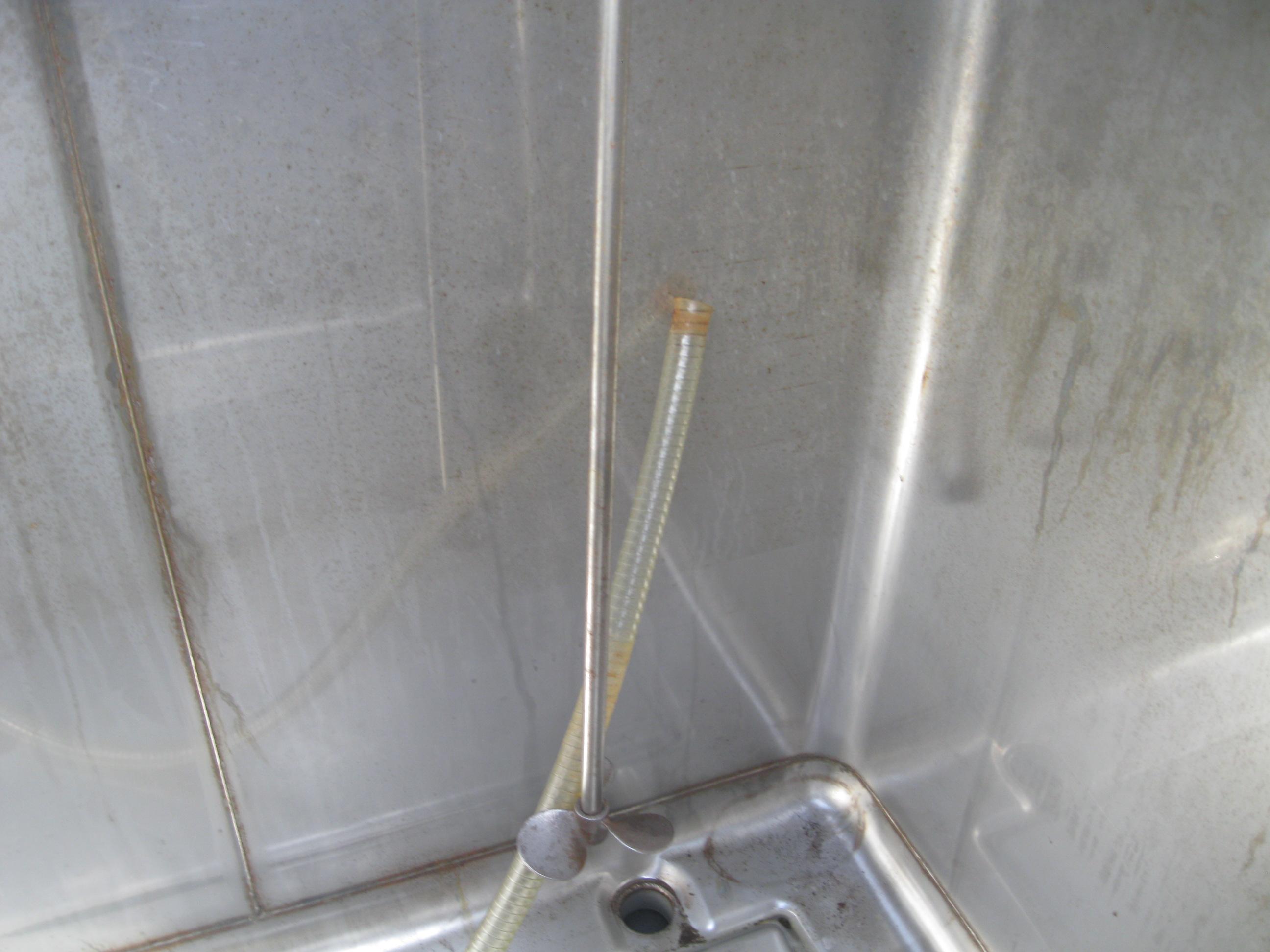 Used 350 GALLON 316 SS TOTE TANK