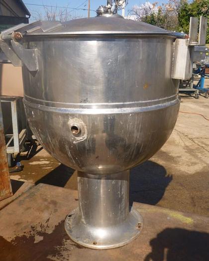 Used Kettle, 40 Gallon, S/st, Groen, Mdl PT-40, Jkt, 25 PSI #S743698