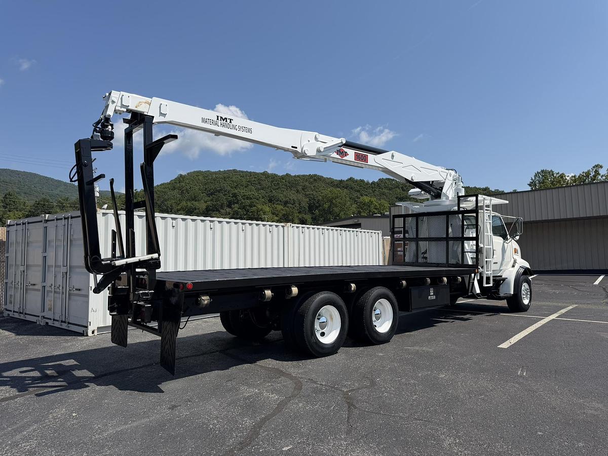 Used 1999 STERLING L9513 IMT 1600 BOOM CRANE CONSTRUCTION DELIVERY TRUCK