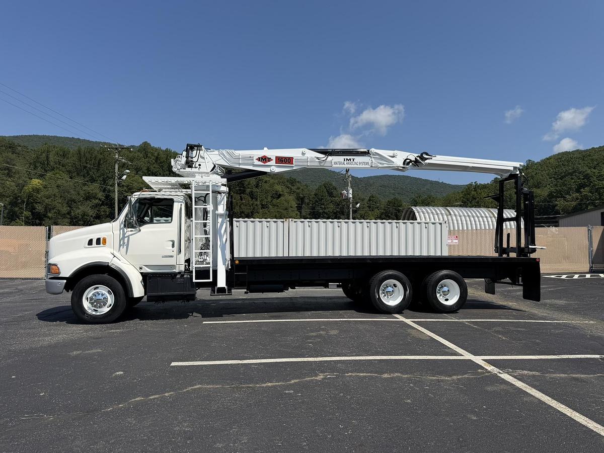Used 1999 STERLING L9513 IMT 1600 BOOM CRANE CONSTRUCTION DELIVERY TRUCK