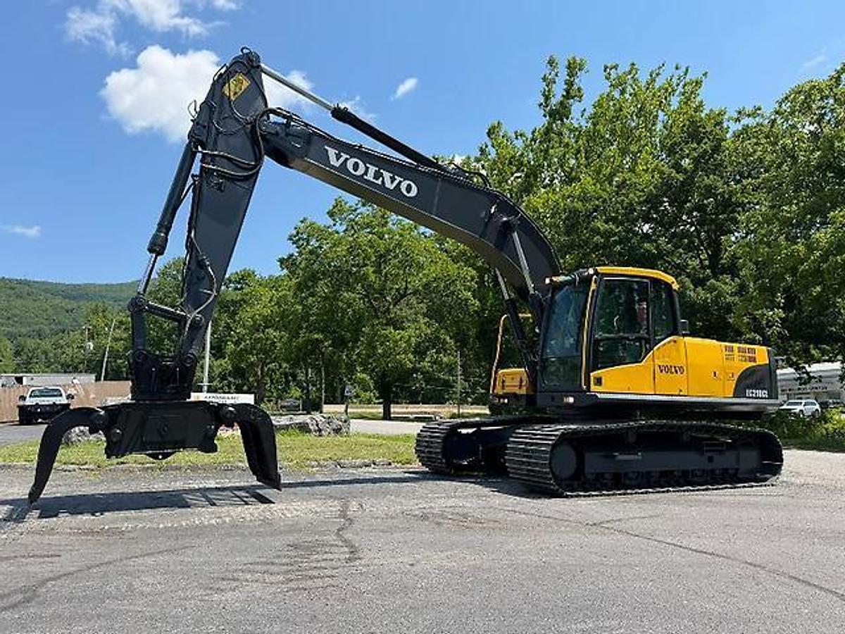 Used 2012 VOLVO EC210CL EXCAVATOR MATERIAL HANDLER PEMBERTON HYDRAULIC GRAPPLE