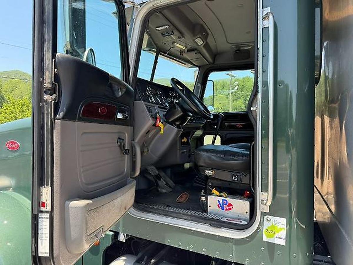 Used 2015 PETERBILT 367 FACTORY TRI-AXLE DUMP TRUCK MAC ALUM DUMP BED