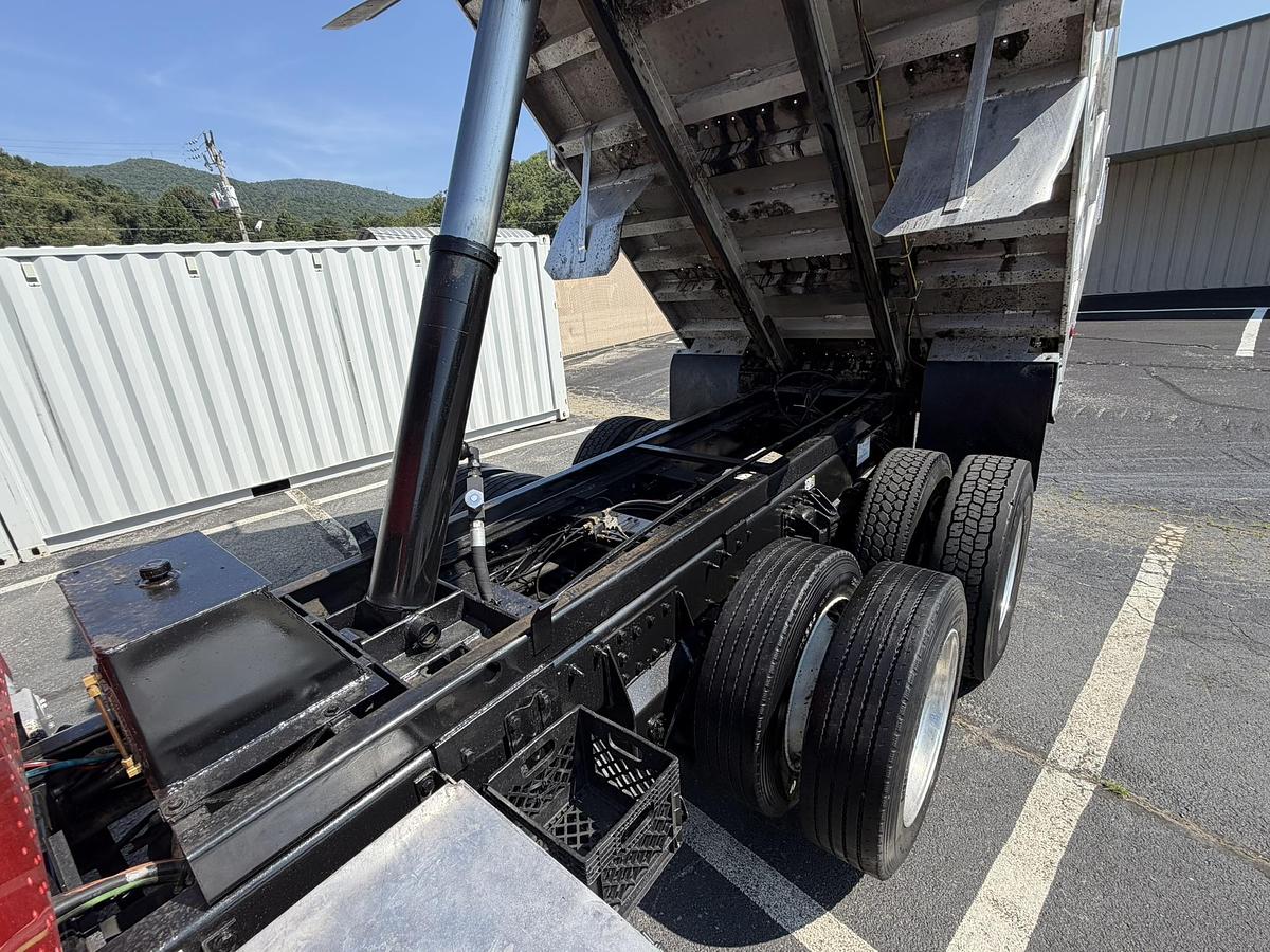 Used 2011 Peterbilt 337 Single Axle Dump Truck With Lift Drop Axle Cummins 8.3L,Allison Automatic, Pintle Hitch