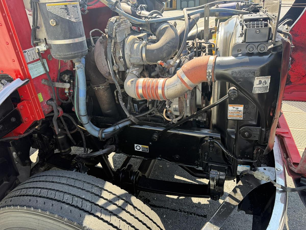 Used 2011 Peterbilt 337 Single Axle Dump Truck With Lift Drop Axle Cummins 8.3L,Allison Automatic, Pintle Hitch