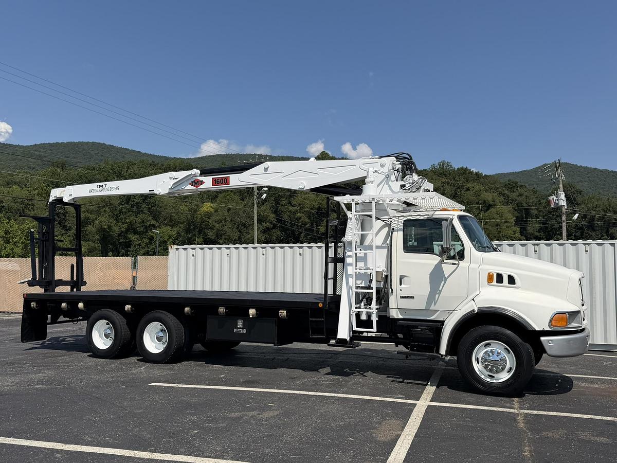 Used 1999 STERLING L9513 IMT 1600 BOOM CRANE CONSTRUCTION DELIVERY TRUCK