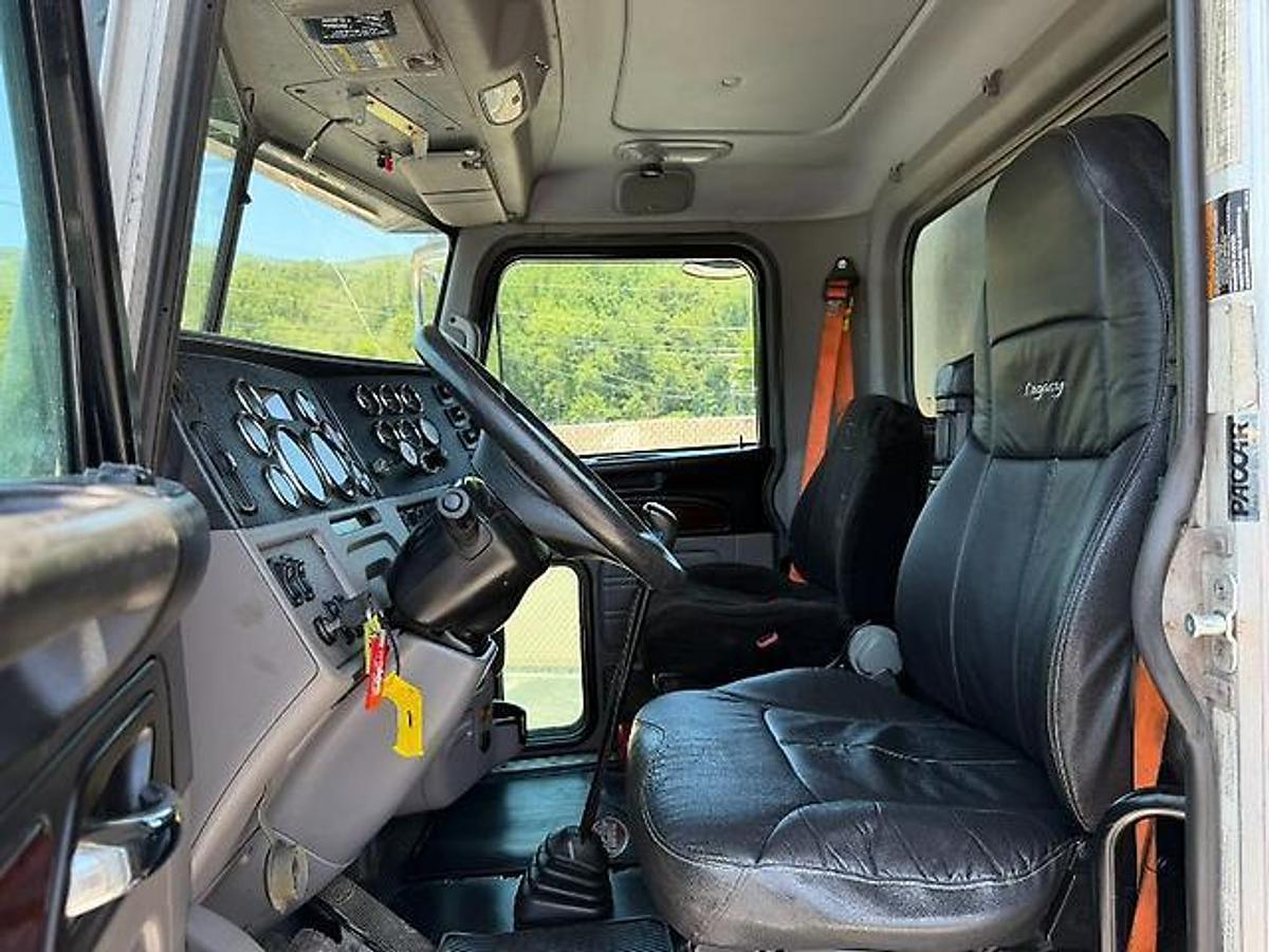 Used 2015 PETERBILT 367 FACTORY TRI-AXLE DUMP TRUCK MAC ALUM DUMP BED