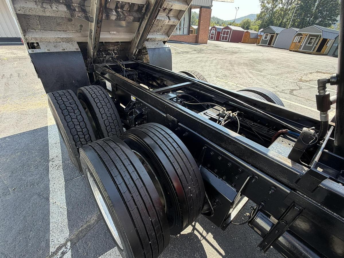 Used 2011 Peterbilt 337 Single Axle Dump Truck With Lift Drop Axle Cummins 8.3L,Allison Automatic, Pintle Hitch