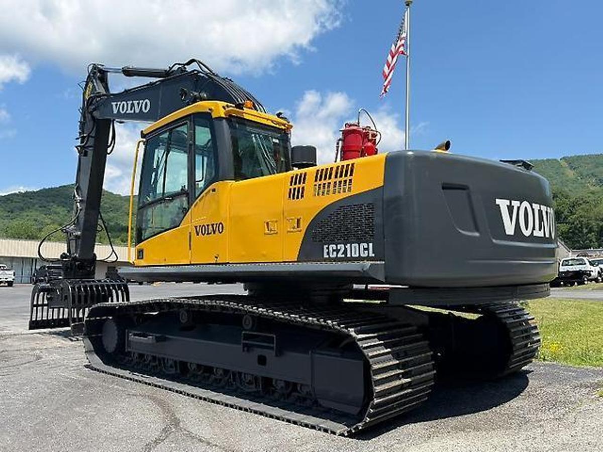 Used 2012 VOLVO EC210CL EXCAVATOR MATERIAL HANDLER PEMBERTON HYDRAULIC GRAPPLE