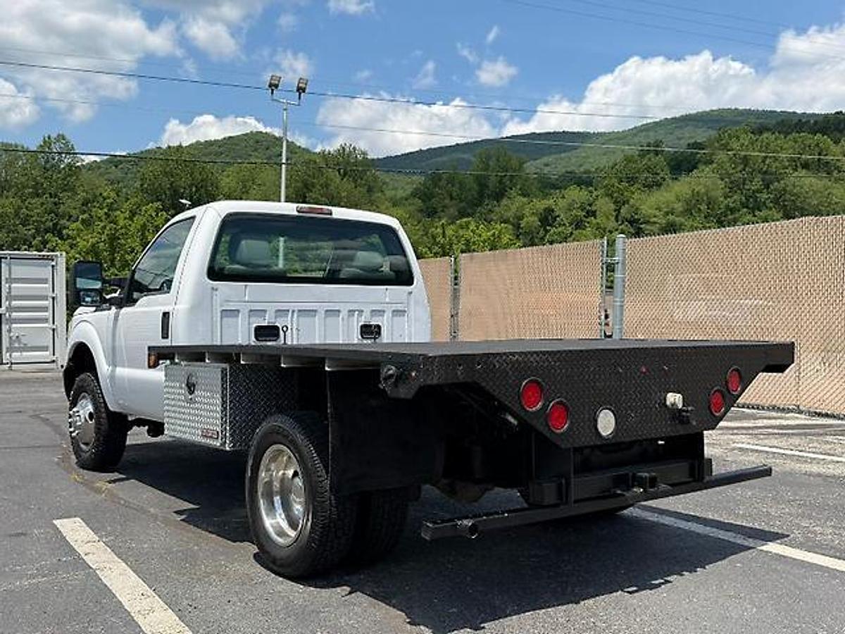 Used FORD F350 4X4 DUALLY 9 FT FLATBED TRUCK