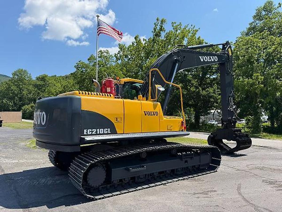 Used 2012 VOLVO EC210CL EXCAVATOR MATERIAL HANDLER PEMBERTON HYDRAULIC GRAPPLE