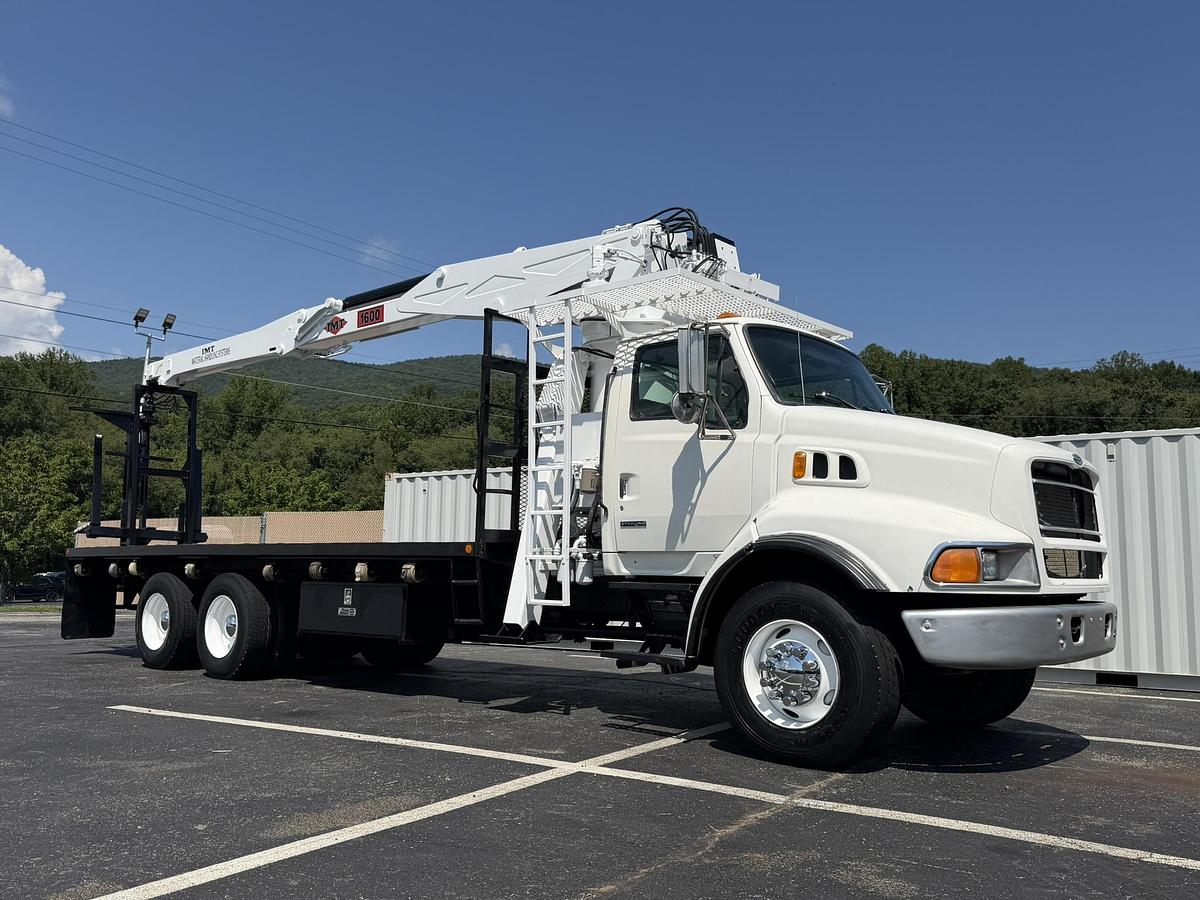 Used 1999 STERLING L9513 IMT 1600 BOOM CRANE CONSTRUCTION DELIVERY TRUCK