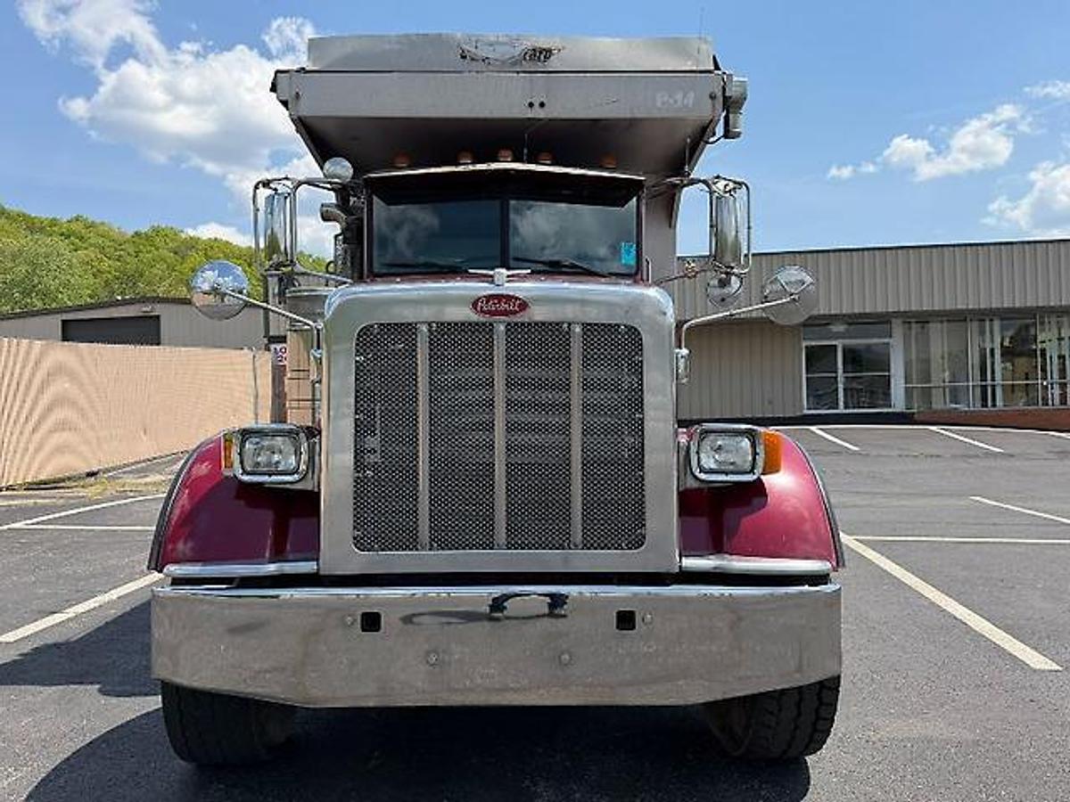 Used 2015 PETERBILT 367 FACTORY TRI-AXLE DUMP TRUCK MAC ALUM DUMP BED