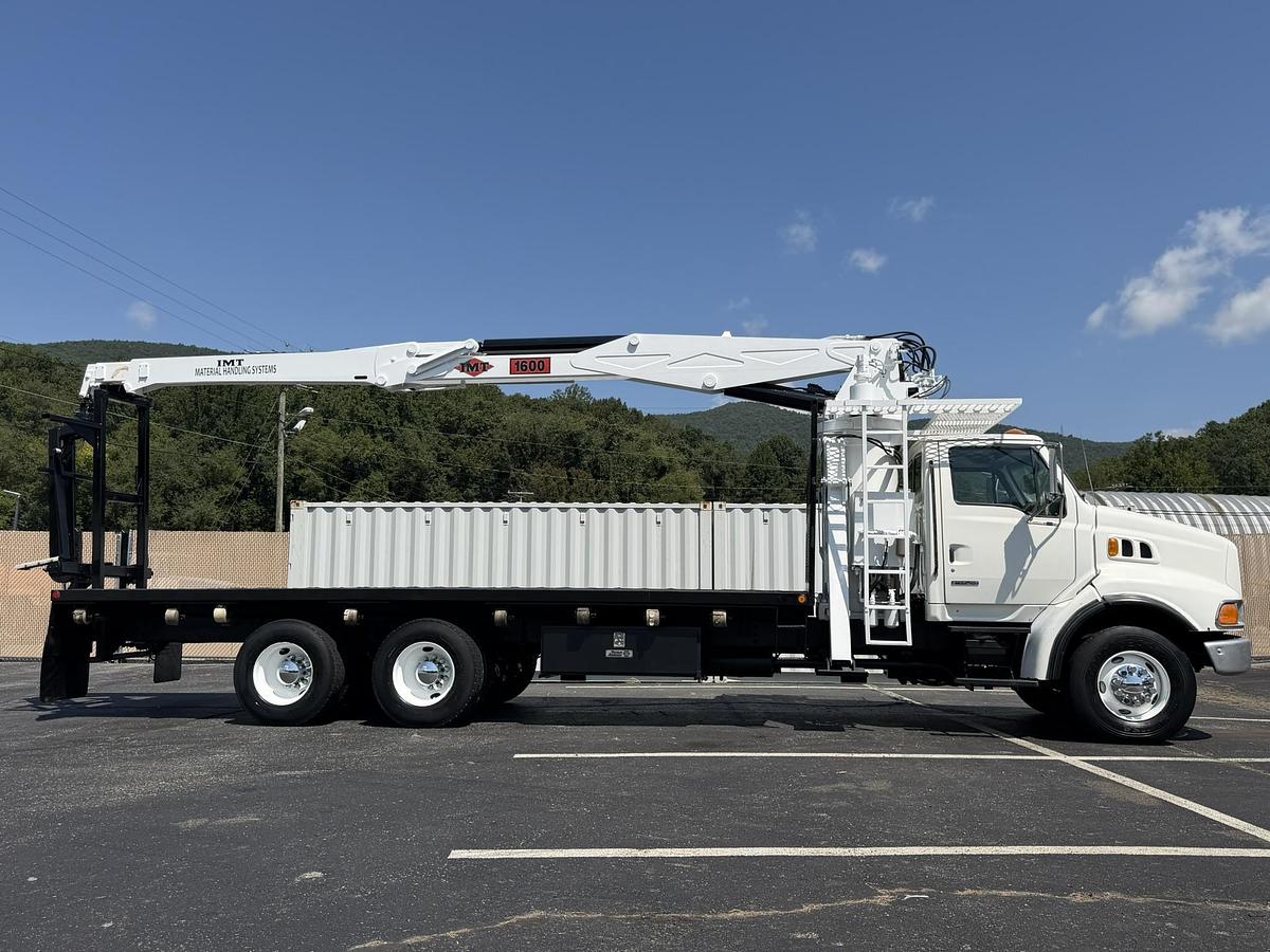 Used 1999 STERLING L9513 IMT 1600 BOOM CRANE CONSTRUCTION DELIVERY TRUCK