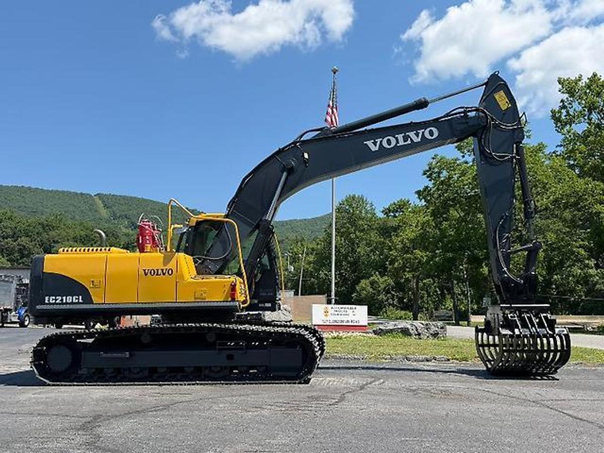 Used 2012 VOLVO EC210CL EXCAVATOR MATERIAL HANDLER PEMBERTON HYDRAULIC GRAPPLE