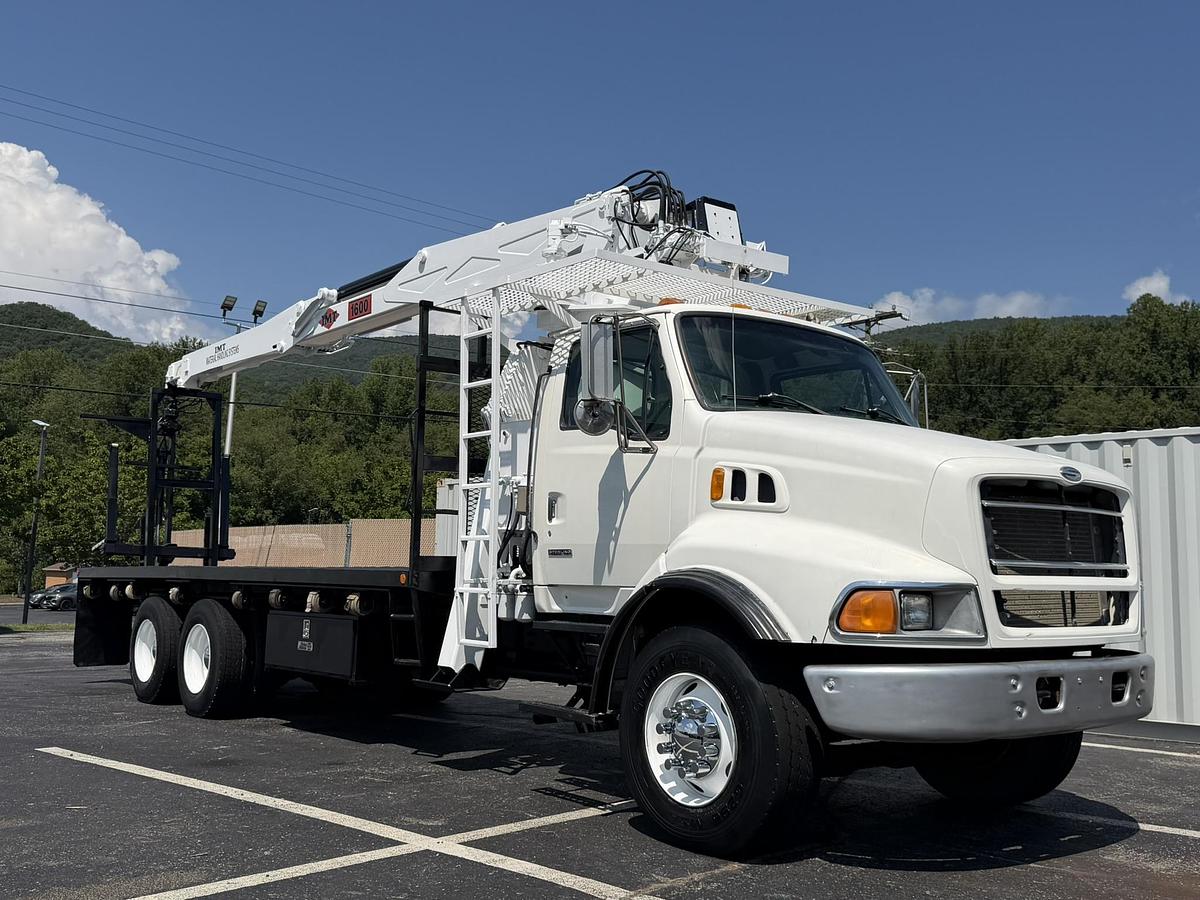 Used 1999 STERLING L9513 IMT 1600 BOOM CRANE CONSTRUCTION DELIVERY TRUCK