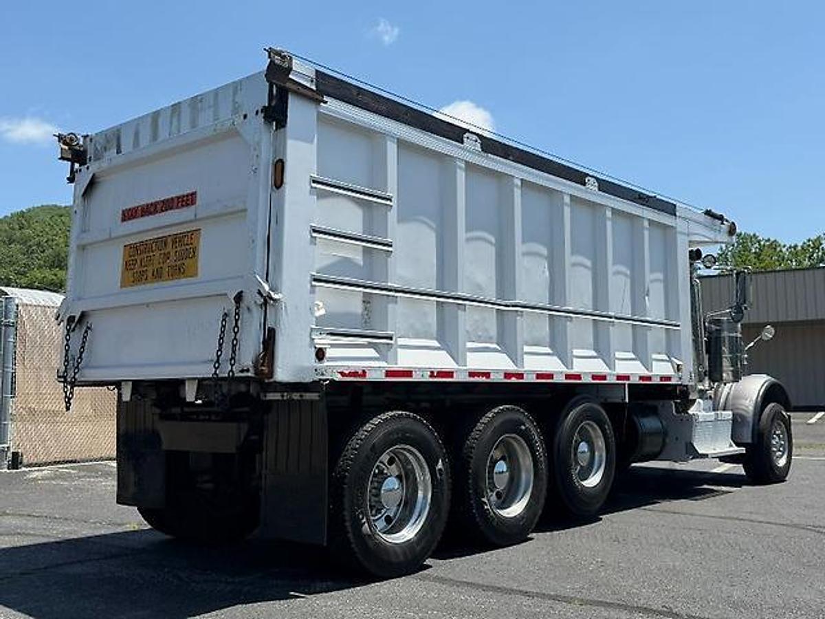 Used 2013 PETERBILT 367 FACTORY TRI-AXLE DUMP TRUCK EAST ALUM DUMP BED