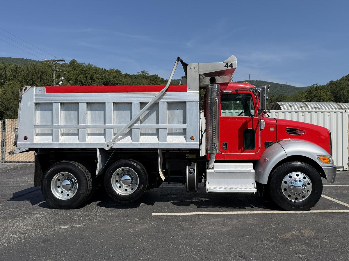 Used 2011 Peterbilt 337 Single Axle Dump Truck With Lift Drop Axle Cummins 8.3L,Allison Automatic, Pintle Hitch