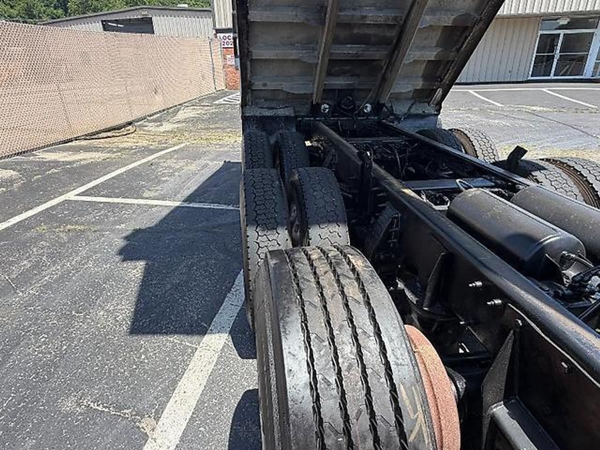Used 2014 PETERBILT 367 FACTORY TRI-AXLE DUMP TRUCK MAC ALUM DUMP BED