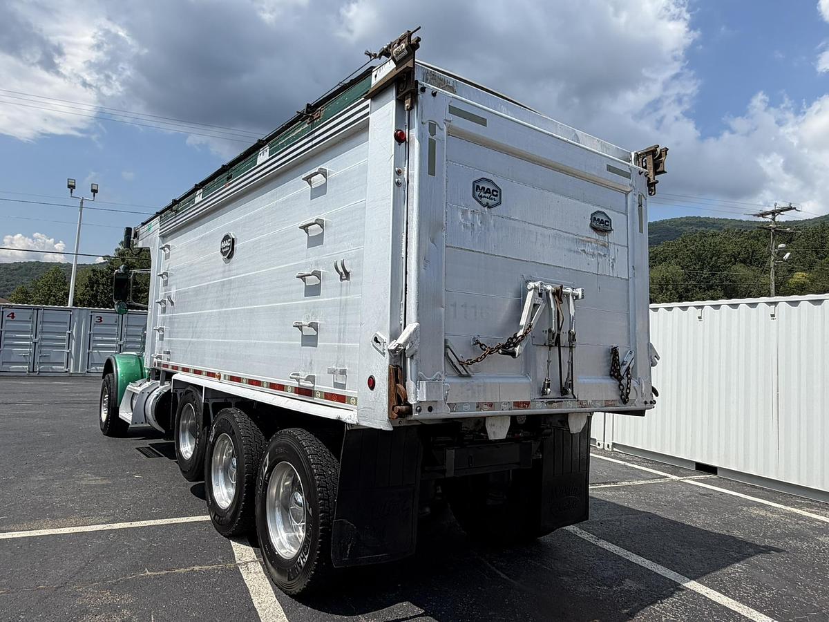 Used 2016 PETERBILT 367 FACTORY TRI-AXLE DUMP TRUCK MAC ALUM DUMP BED