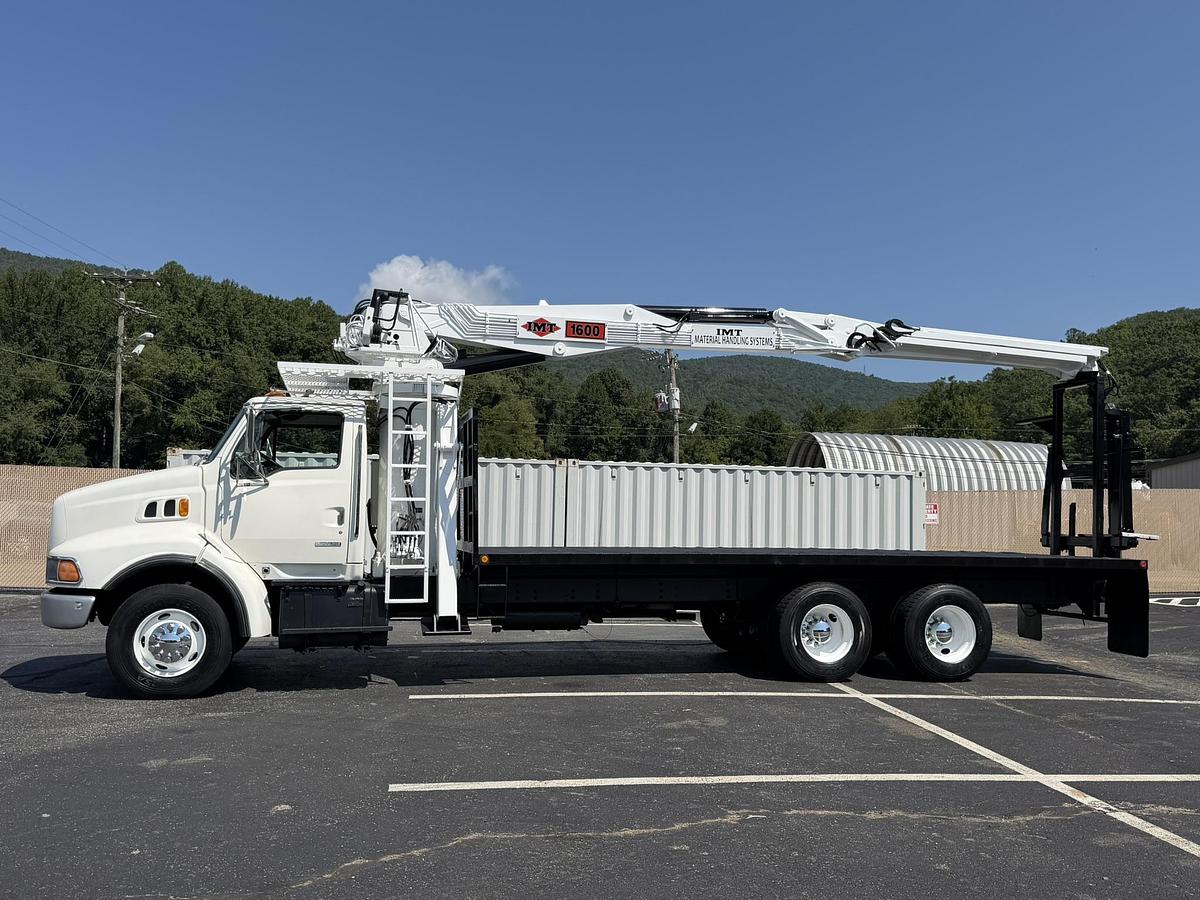 Used 1999 STERLING L9513 IMT 1600 BOOM CRANE CONSTRUCTION DELIVERY TRUCK