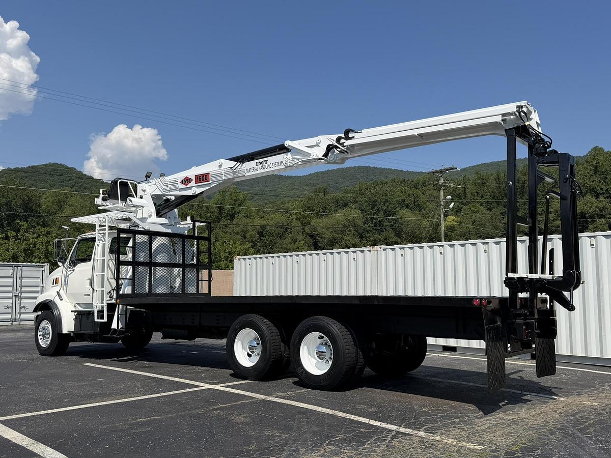 Used 1999 STERLING L9513 IMT 1600 BOOM CRANE CONSTRUCTION DELIVERY TRUCK