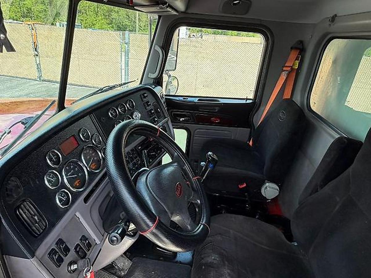 Used 2015 PETERBILT 367 FACTORY TRI-AXLE DUMP TRUCK MAC ALUM DUMP BED