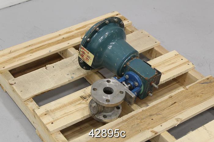 Used Dezurik 1.5" V-Ball Valve #42895
