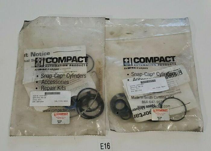 *NEW* LOT OF 2 Compact Automation Products RK158 Universal Seal Kit + Warranty!