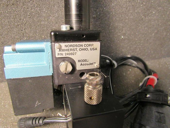 Used NORDSON ACCU-JET 249927 A Max 100PSI 6.9 BAR W/MAC Valve 35A-B00-DDFA-1BA 24VDC
