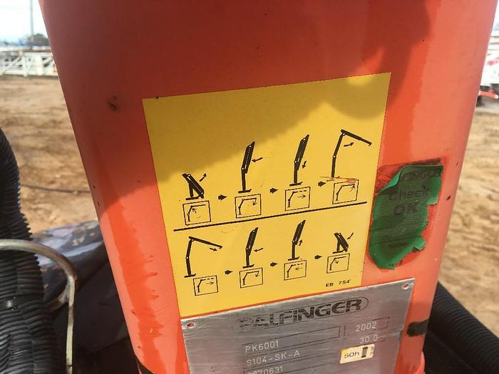 Used PK 6001 Performance
Technical Specifications (EN 12999 H1-B3)
Max. lifting moment 5.4 mt/53.0 kNm 39080 ft.lbs
Max. lifting capacity 3300 kg/32.4 kN 7280 lbs
Max. hydraulic outreach 11.2 m 36? 9??
Max. manual outreach 12.9 m 42? 4??
Slewing ...