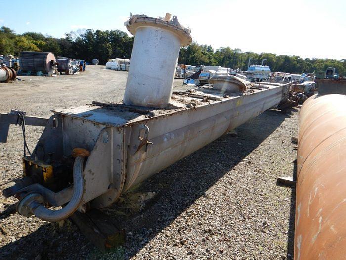 Used 24" x 32' AMF-BURNS SINGLE SCREW COOLING SCREW - C/S