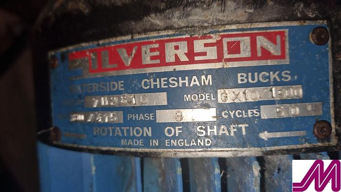 Used Silverson Model GX10 High Shear Mixer